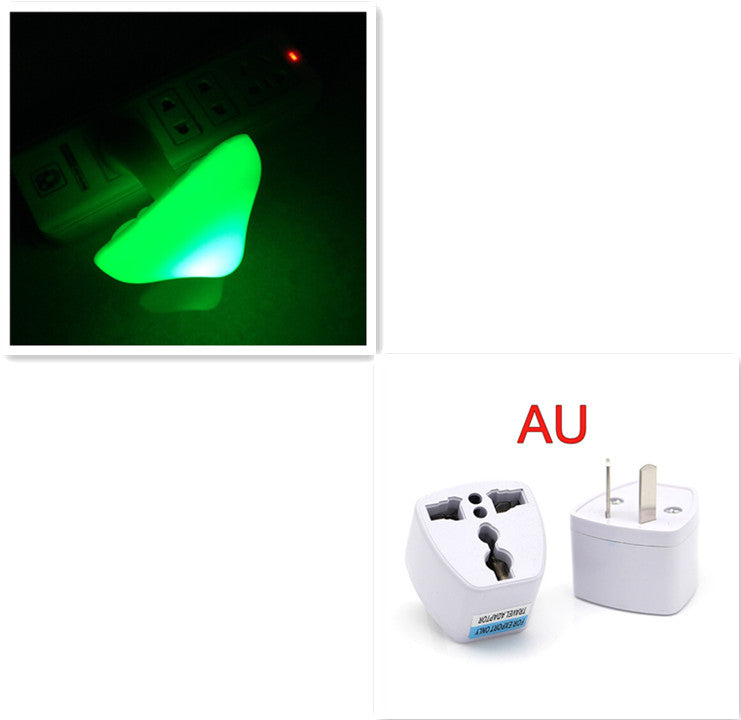 LED Mushroom Night Light – Auto Sensor Plug-in Wall Lamp for Bedroom & Hallway