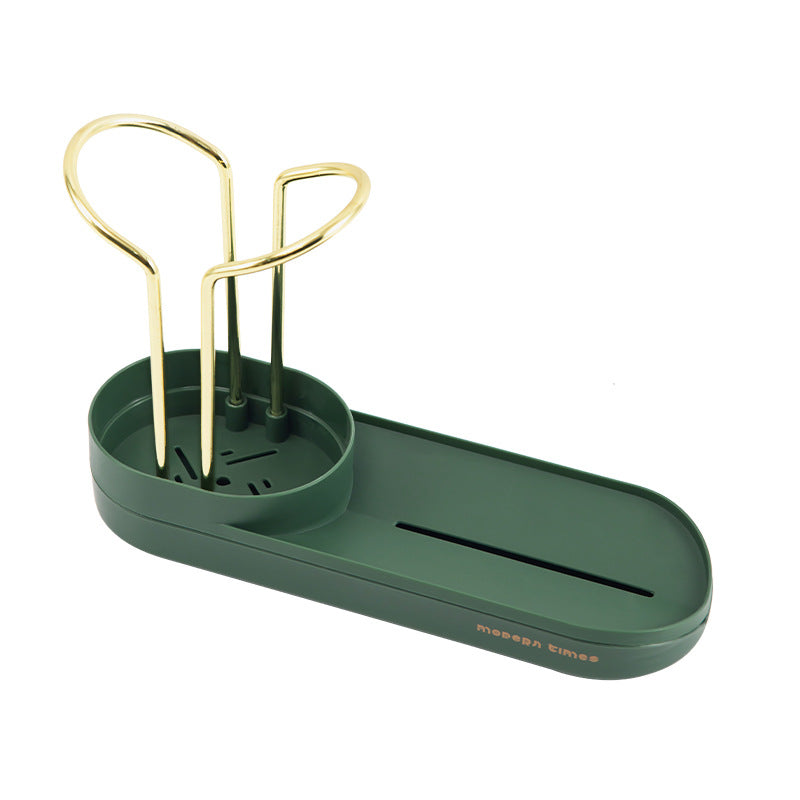 Kitchen Sink Storage Rack Sponge & Soap Drain Holder