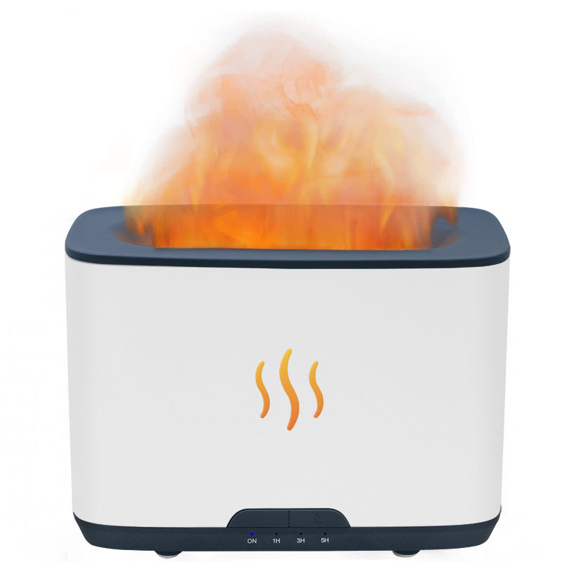 Flame Effect Aroma Diffuser – LED Humidifier for Home & Office