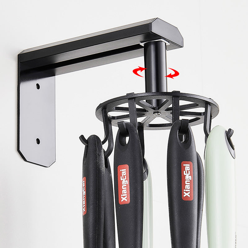 Rotating Kitchen Hook Rack – Space-Saving Wall Organizer