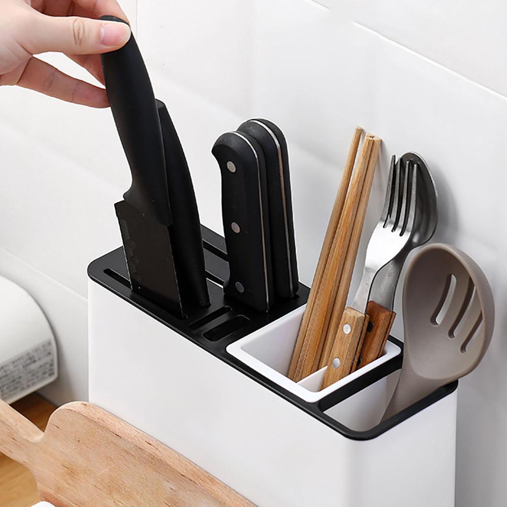 Kitchen Knife & Utensil Storage Organizer – Tableware Holder Rack