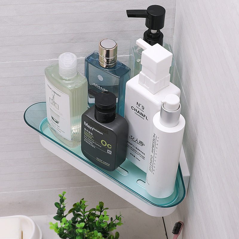 Drill-Free Bathroom Storage Rack