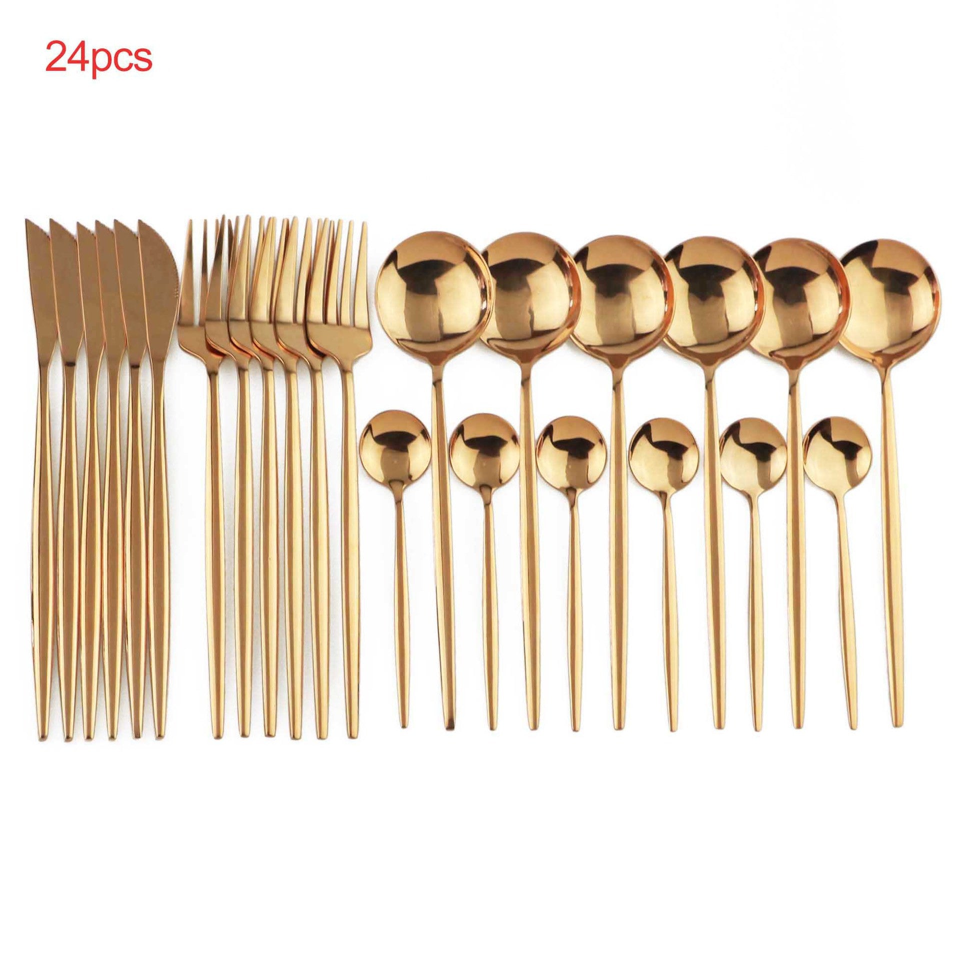 Premium 24-Piece Flatware Set