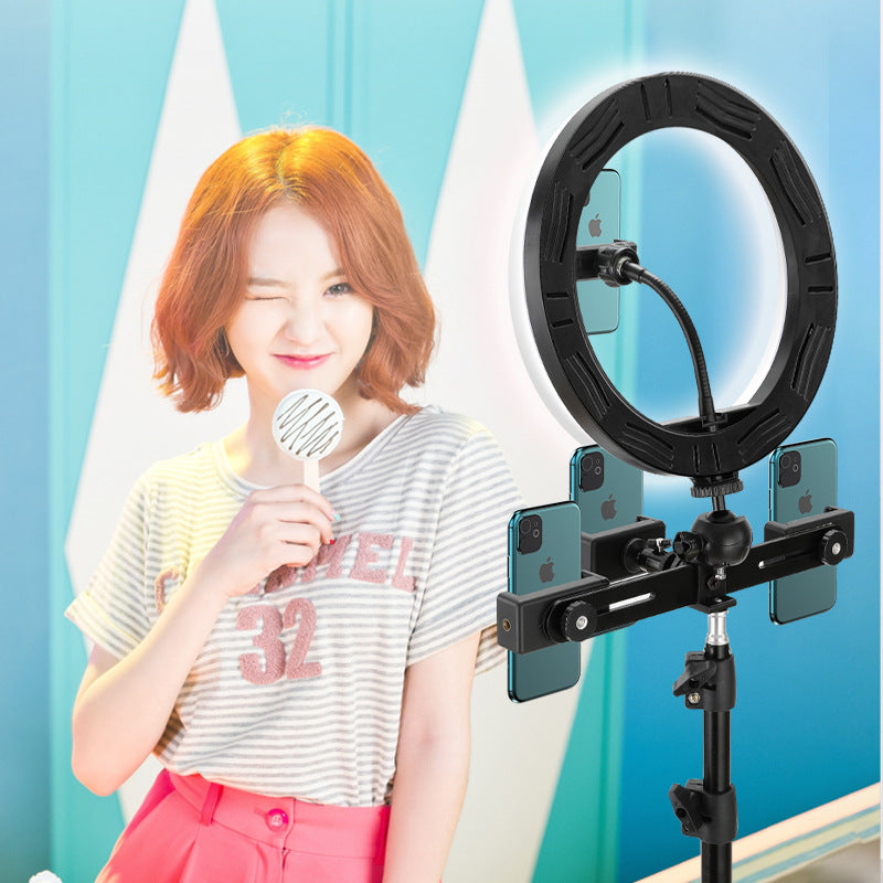 LED Selfie Ring Light – Portable Clip-On Beauty Light