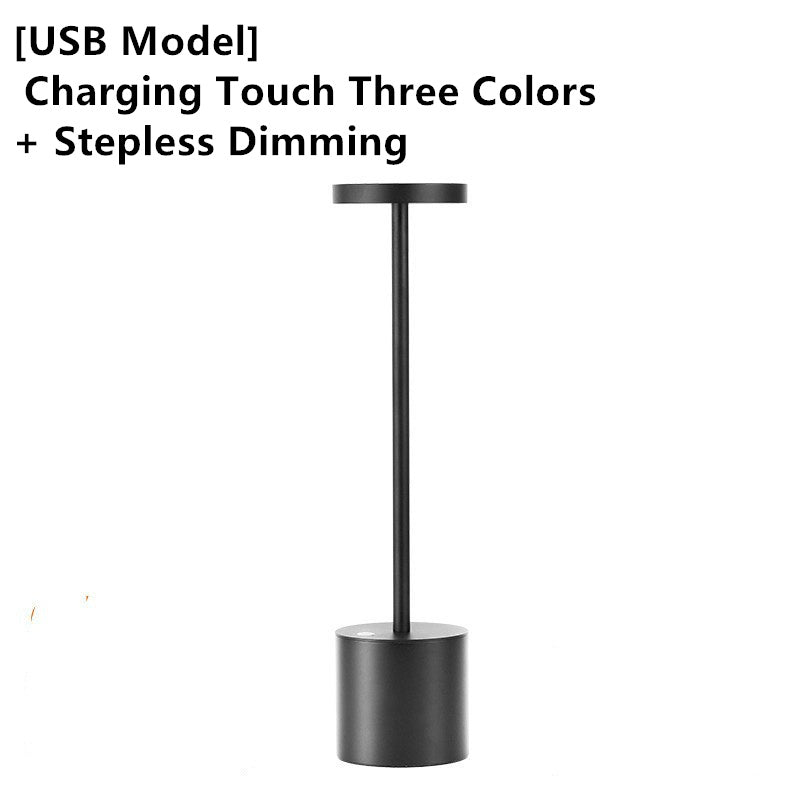 Rechargeable Touch LED Night Lamp – Dimmable Eye-Care Desk & Bedside Light