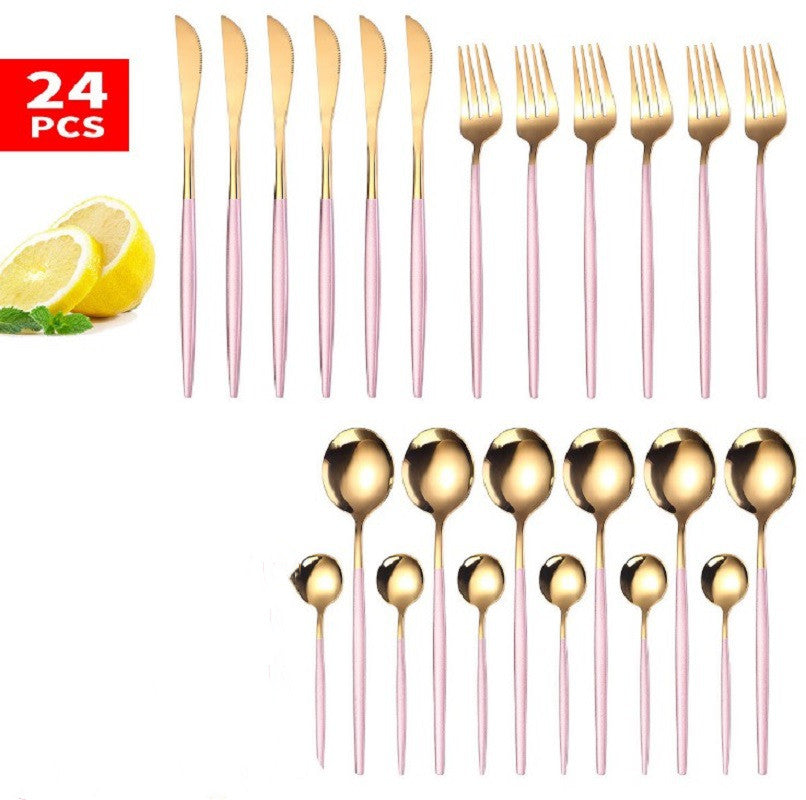 Premium 24-Piece Flatware Set