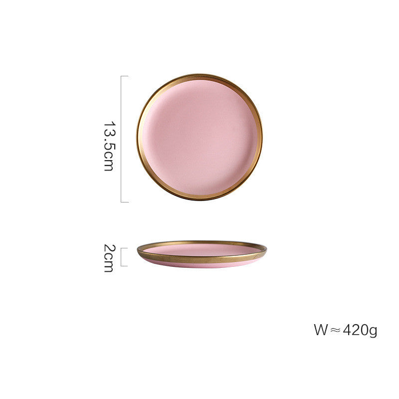 Minimalist Pink Ceramic Tableware