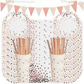 Luxury Polka Dot Party Tableware Set