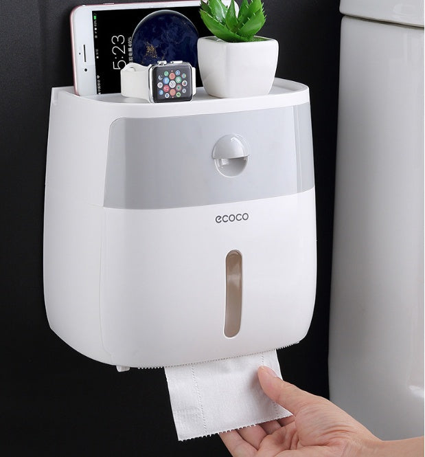 Drill-Free Bathroom Storage Rack