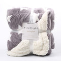 Soft Lamb Fleece Leg Blanket