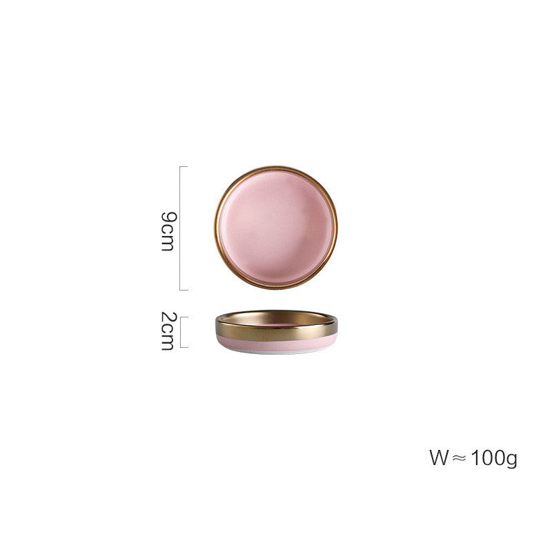 Minimalist Pink Ceramic Tableware