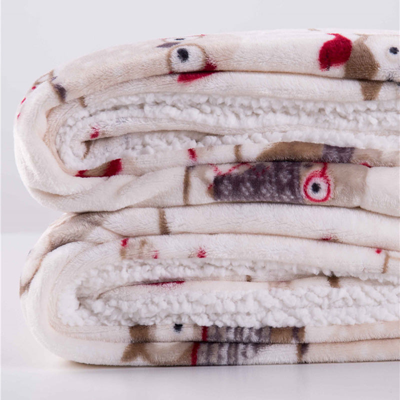 Soft Lamb Fleece Leg Blanket