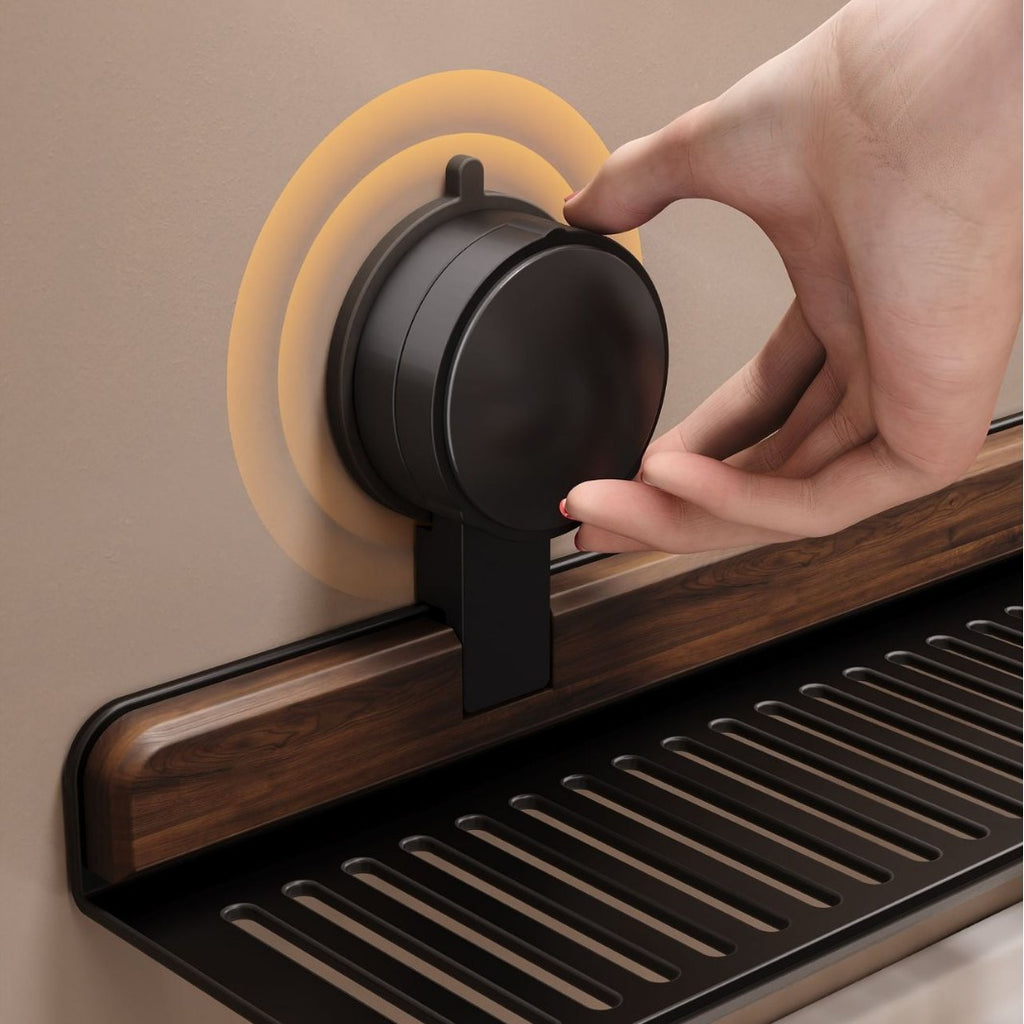 Drill-Free Wall-Mounted Bathroom Rack