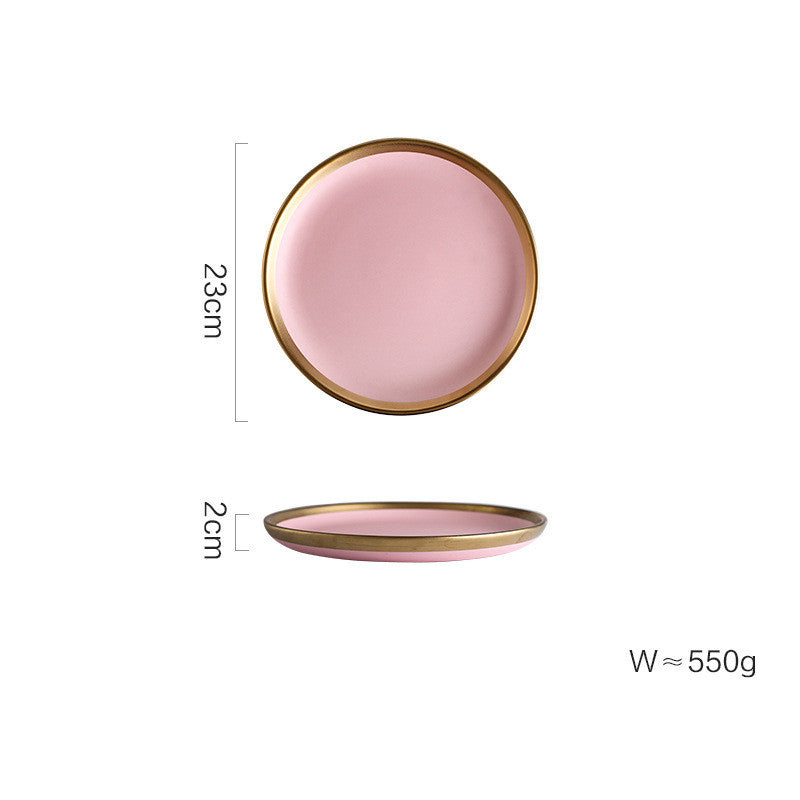 Minimalist Pink Ceramic Tableware