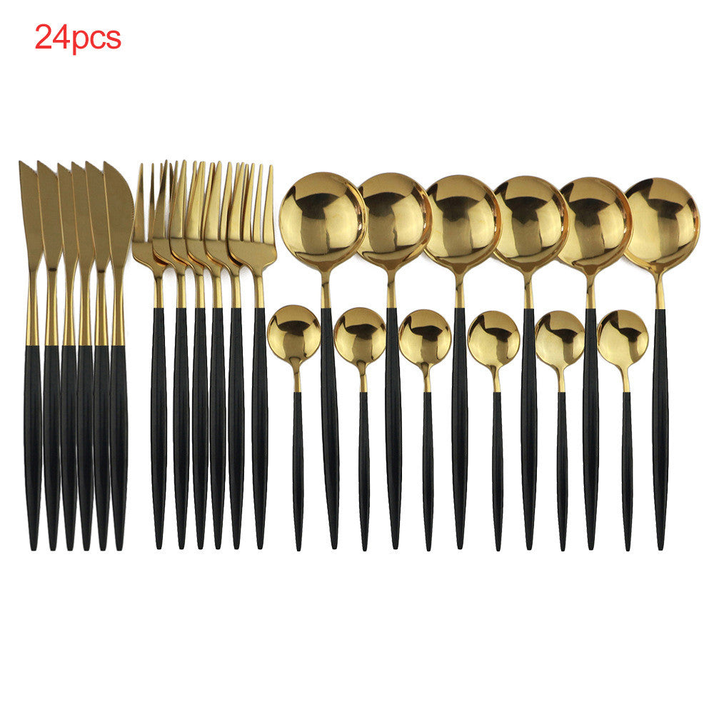 Premium 24-Piece Flatware Set