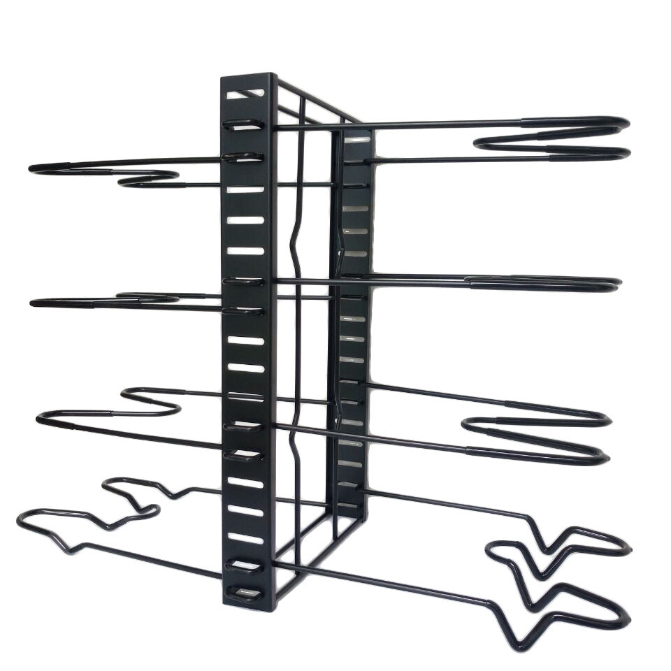8-Tier Kitchen Storage Rack – Over-Sink Dish Drying & Organizer Shelf (Black)