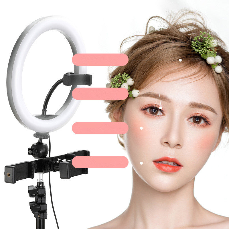 LED Selfie Ring Light – Portable Clip-On Beauty Light