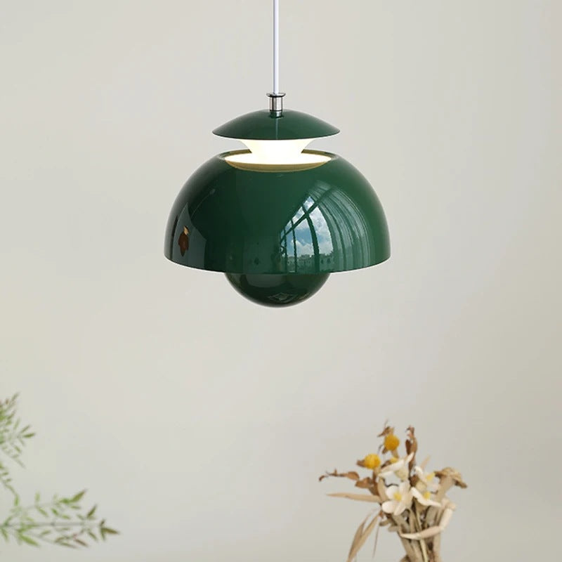 Nordic Minimalism Dining Lighting Chandelier Medieval Bauhaus Bud Lamps Cream Wind Bedroom Dining Room Bar Lamp