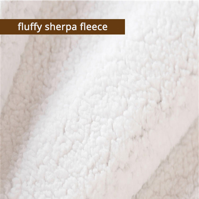 Soft Lamb Fleece Leg Blanket