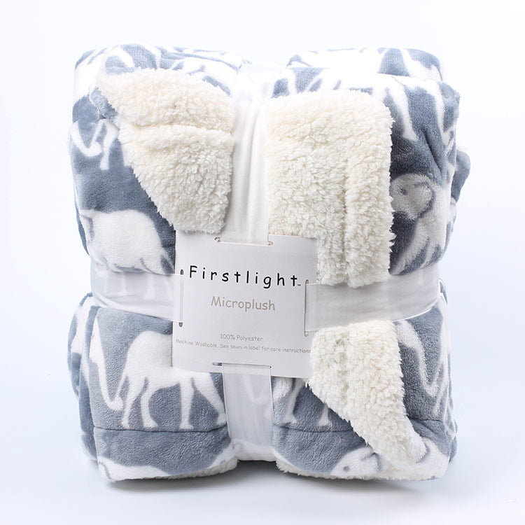 Soft Lamb Fleece Leg Blanket