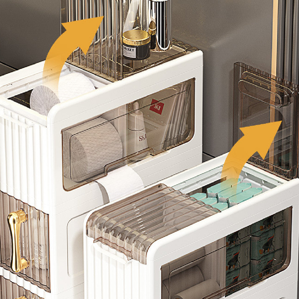 Light Luxury Bathroom Cabinet Storage Rack