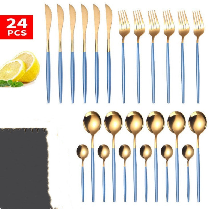 Premium 24-Piece Flatware Set