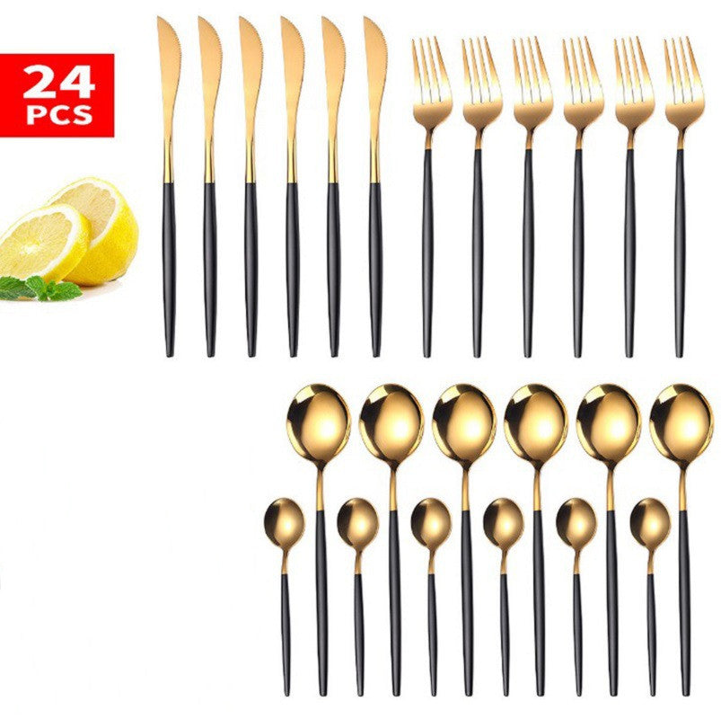 Premium 24-Piece Flatware Set