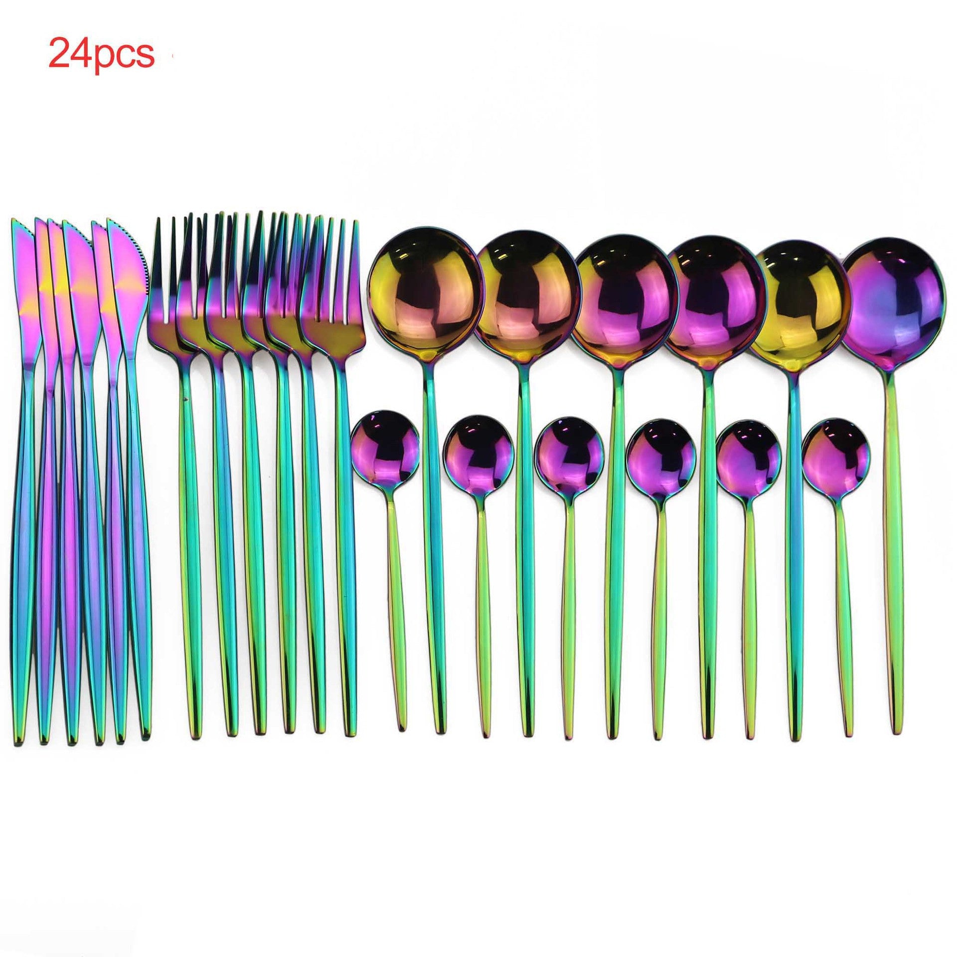 Premium 24-Piece Flatware Set