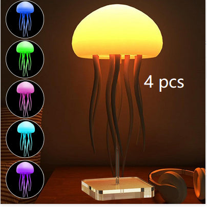 LED Jellyfish Mood Lamp – Relaxing Ocean Effect Night Light
