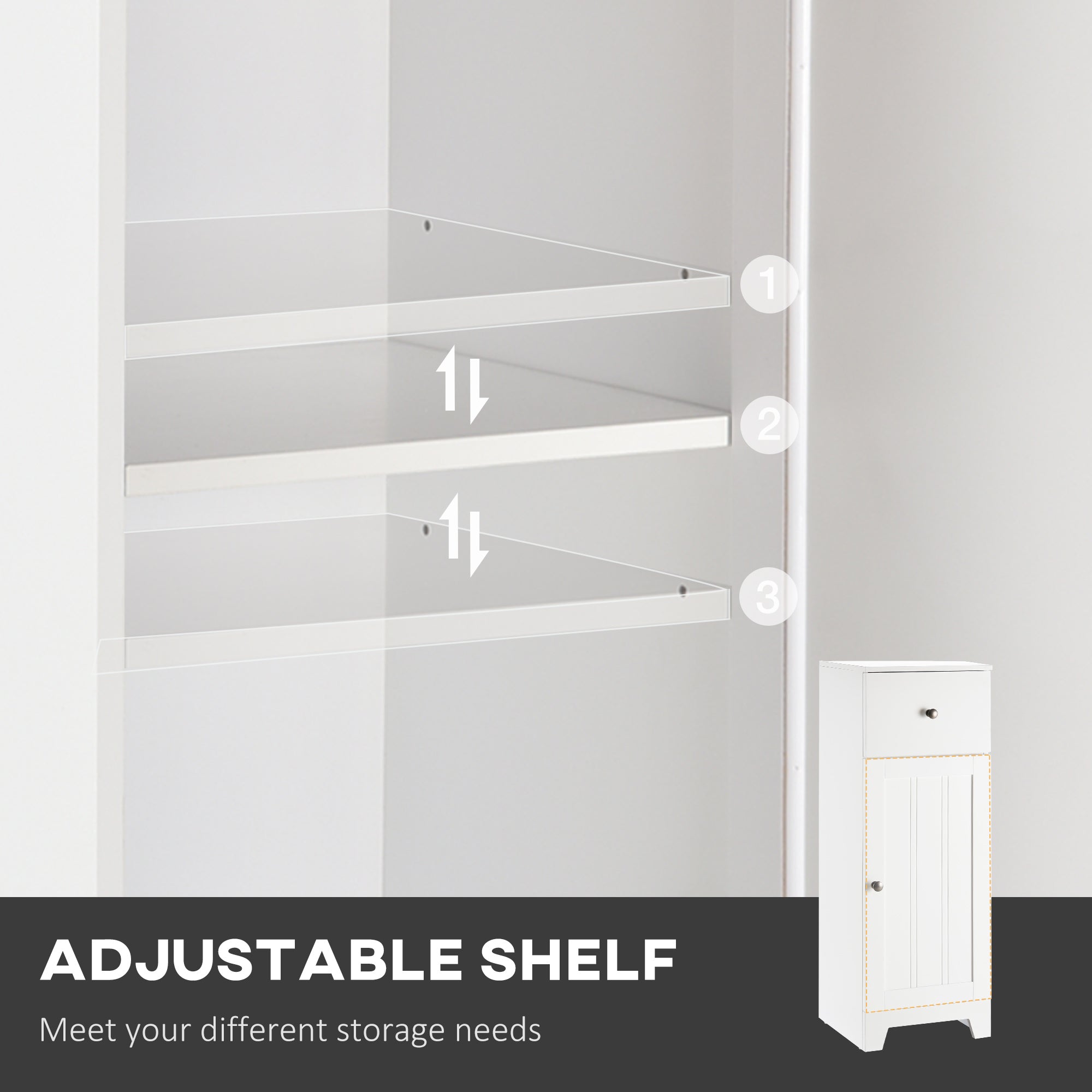 Modern Bathroom Storage Cabine