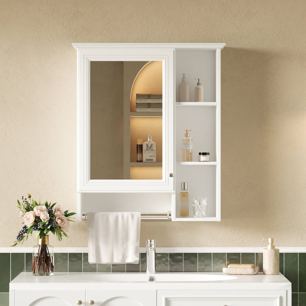 3-in-1 Bathroom Mirror Cabinet