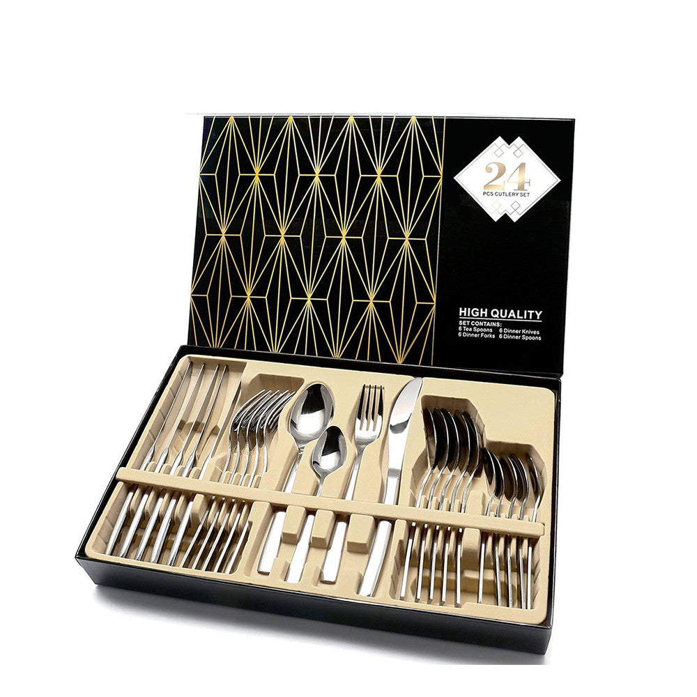 24-Piece Luxury Flatware Set