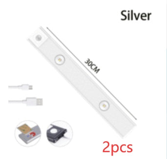 Wireless Motion Sensor LED Cabinet Light – Rechargeable USB Under-Cabinet Lighting