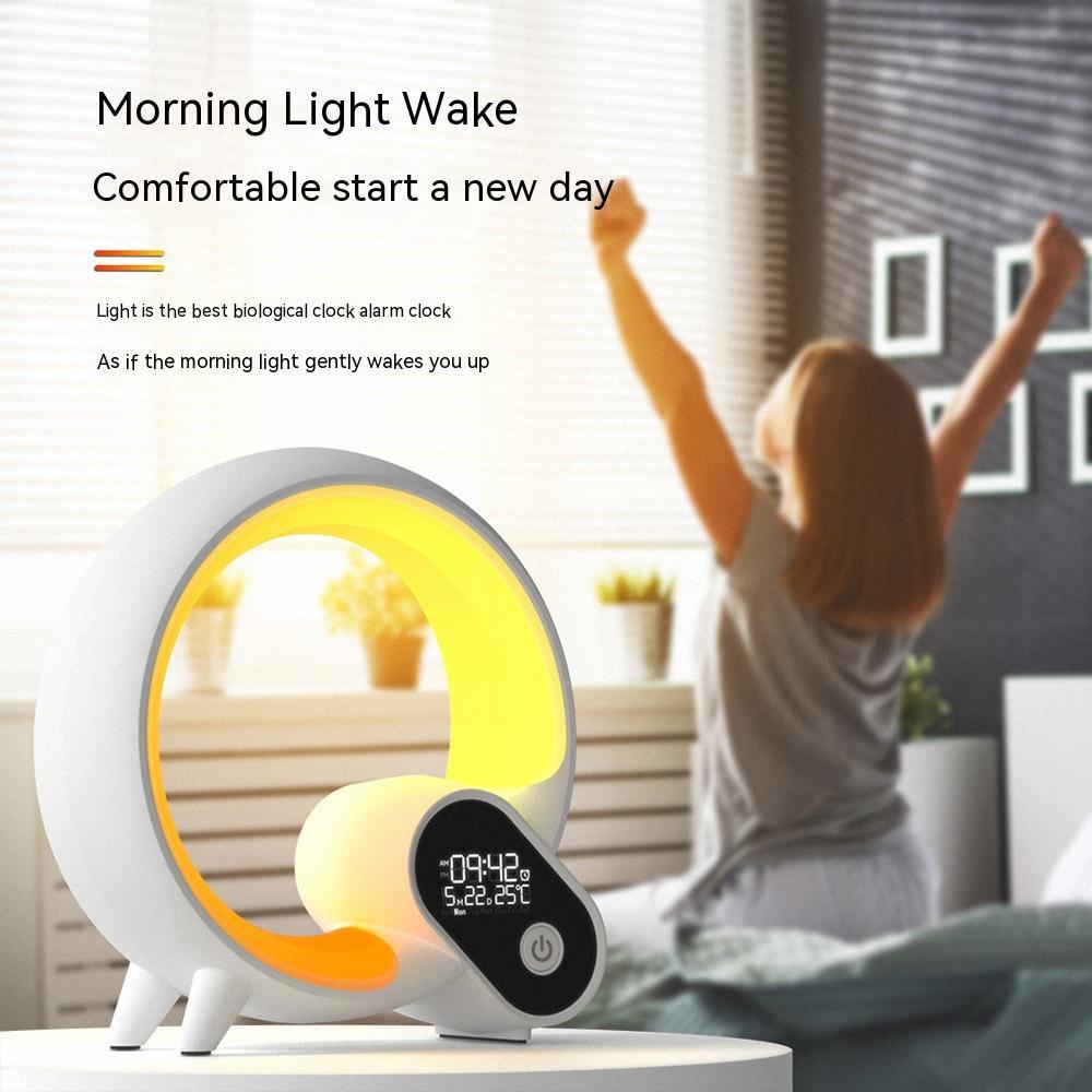 Smart Sunrise Alarm Clock LED Atmosphere Light & Bluetooth Speaker