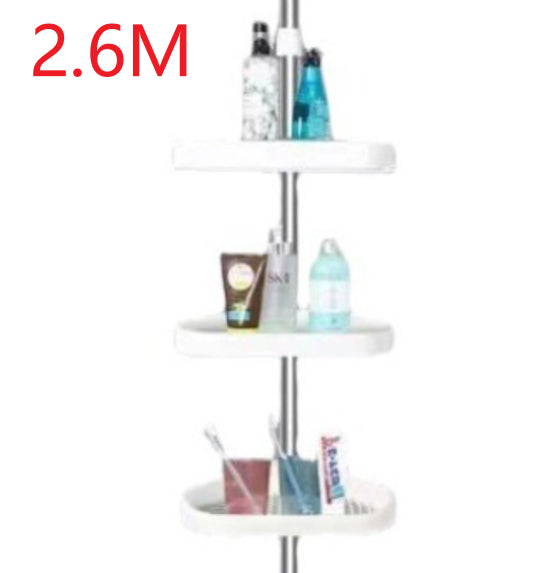 Adjustable Drill-Free Bathroom Storage Rack