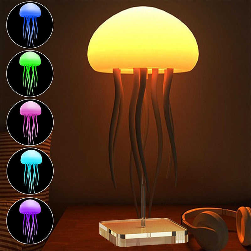 LED Jellyfish Mood Lamp – Relaxing Ocean Effect Night Light