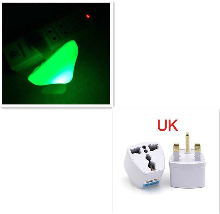 LED Mushroom Night Light – Auto Sensor Plug-in Wall Lamp for Bedroom & Hallway
