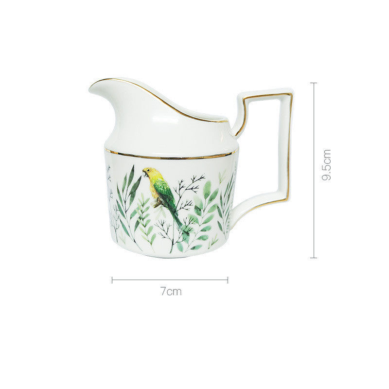 European Ceramic Coffee Cup & Saucer Set
