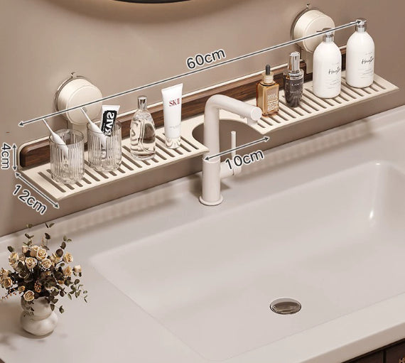 Drill-Free Wall-Mounted Bathroom Rack