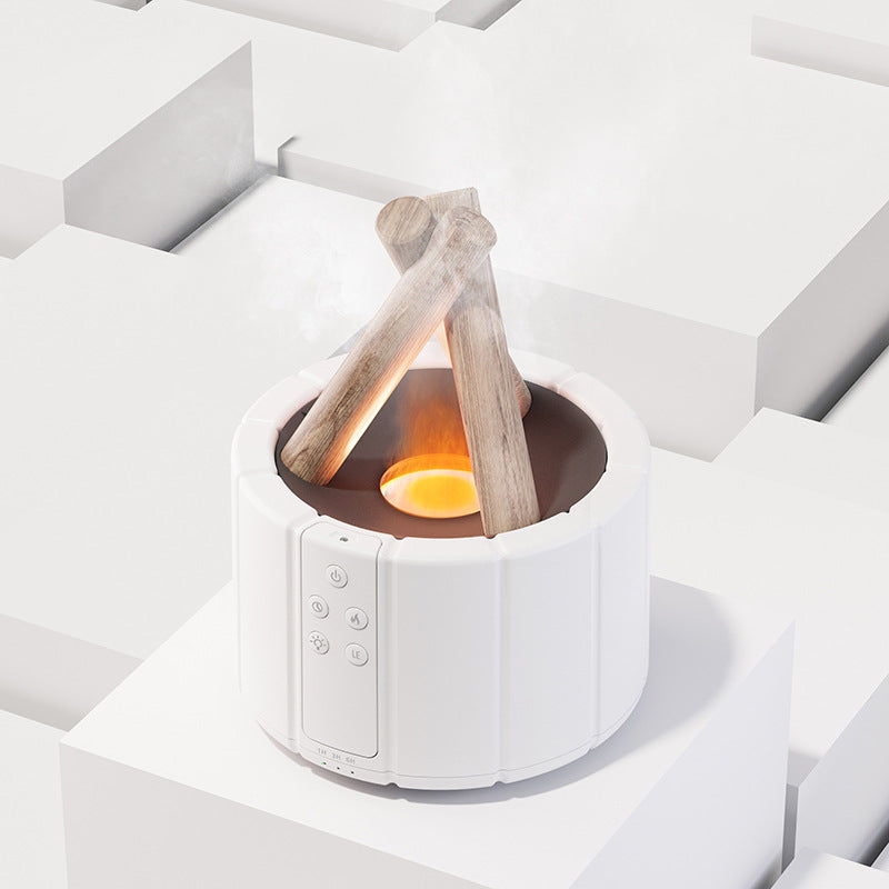 Flame Effect Aroma Diffuser – LED Humidifier for Home & Office