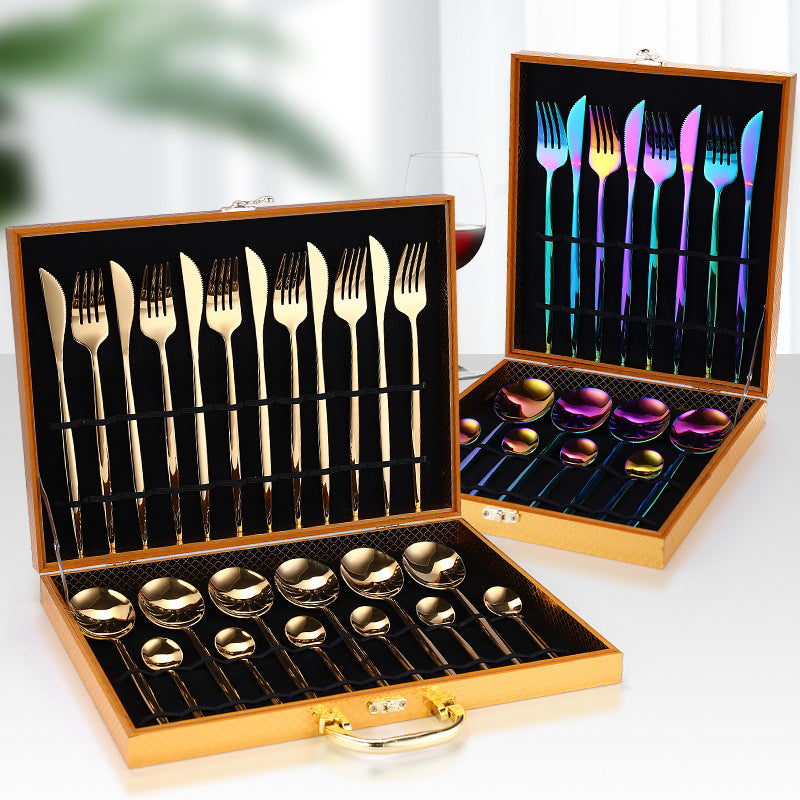 Premium 24-Piece Flatware Set