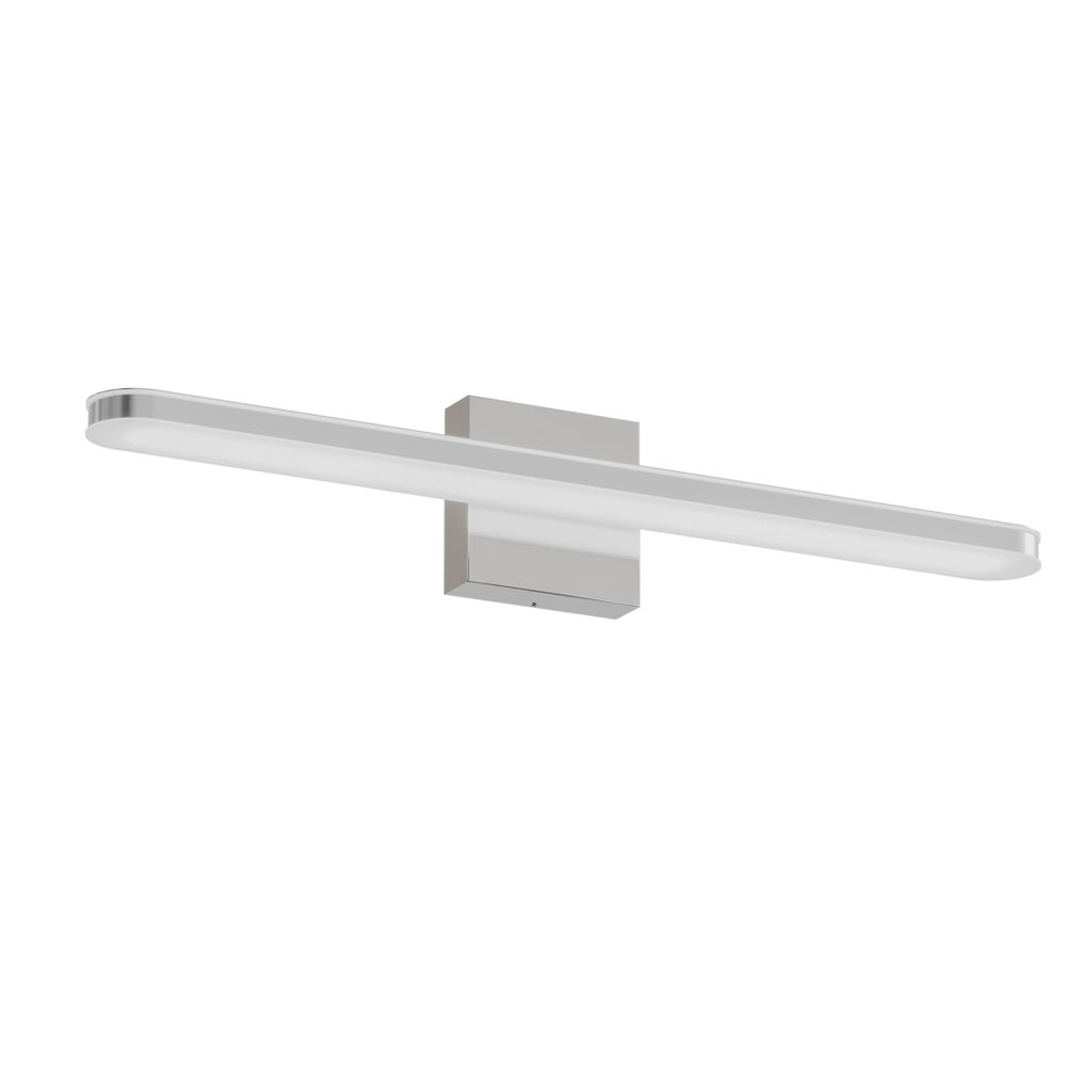 Modern Bathroom Light Fixtures Dimmable LED Vanity Lights Chrome Lamps For Bathover Mirror 24 Inch Vanity Sconces Indoor 12W Bar Lighting For Bathrooms Restroom Bedroom 6000K Wall Light For Bathroom