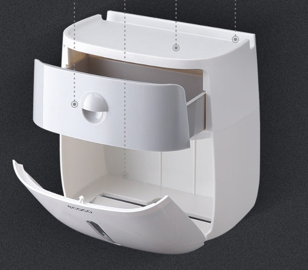 Drill-Free Bathroom Storage Rack