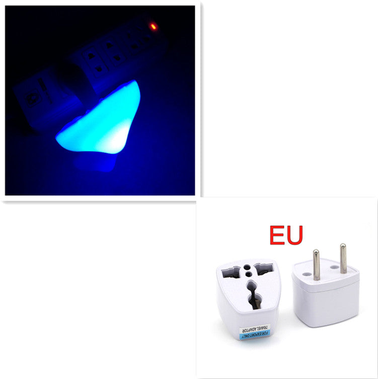 LED Mushroom Night Light – Auto Sensor Plug-in Wall Lamp for Bedroom & Hallway