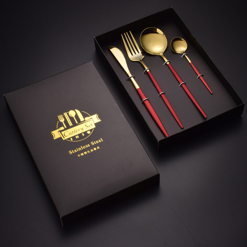 Minimalist Stainless Steel Tableware