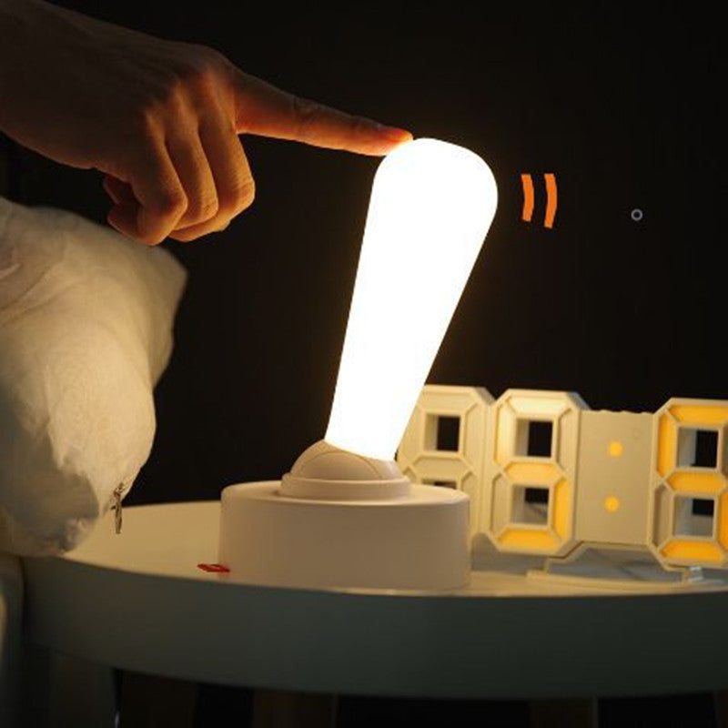 Rechargeable Silicone Toggle Night Light Soft Bedside Mood Lamp