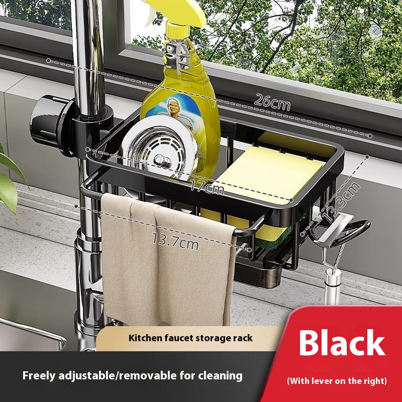 Kitchen Sink Storage Rack – Faucet Hanging Drain Basket