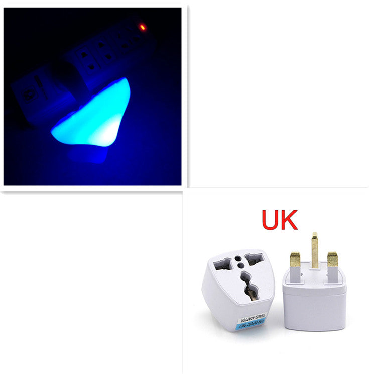 LED Mushroom Night Light – Auto Sensor Plug-in Wall Lamp for Bedroom & Hallway