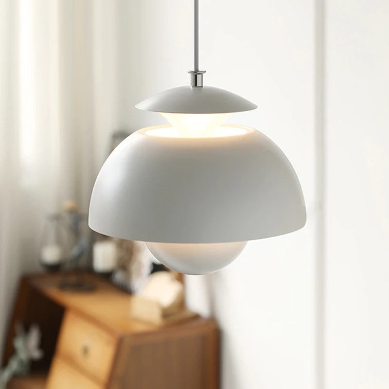 Nordic Minimalism Dining Lighting Chandelier Medieval Bauhaus Bud Lamps Cream Wind Bedroom Dining Room Bar Lamp
