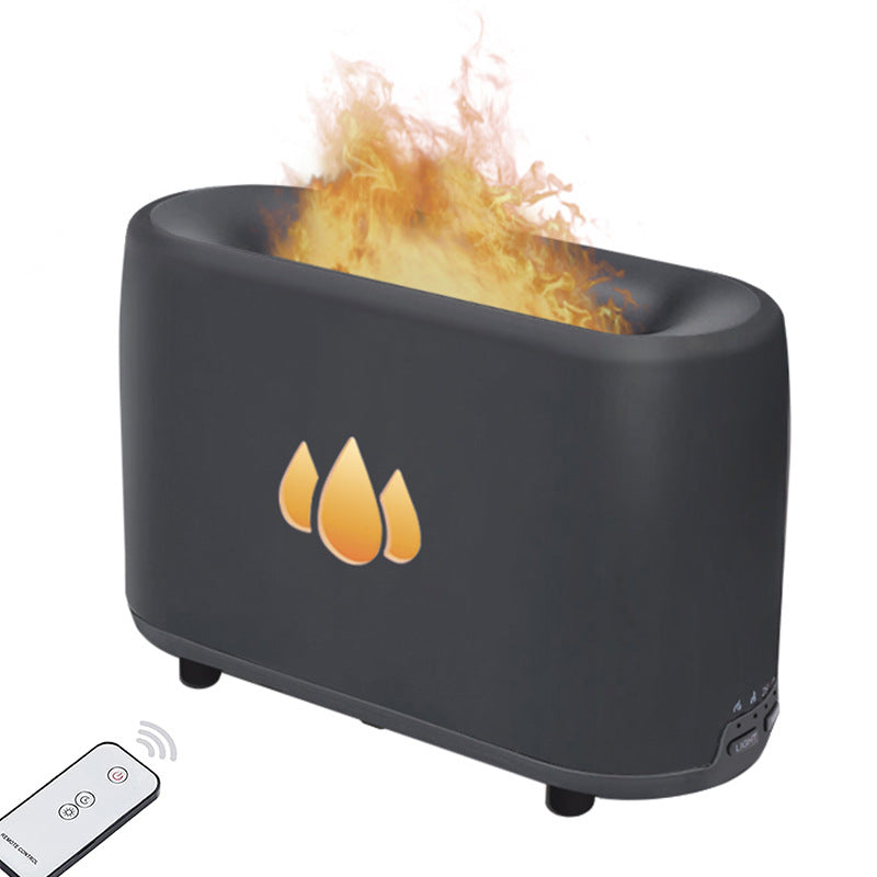 Flame Effect Aroma Diffuser – LED Humidifier for Home & Office